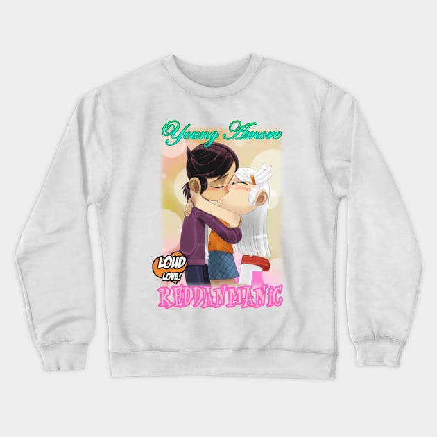 The Loud House - Ronaldo and Linka Crewneck Sweatshirt by Reddanmanic